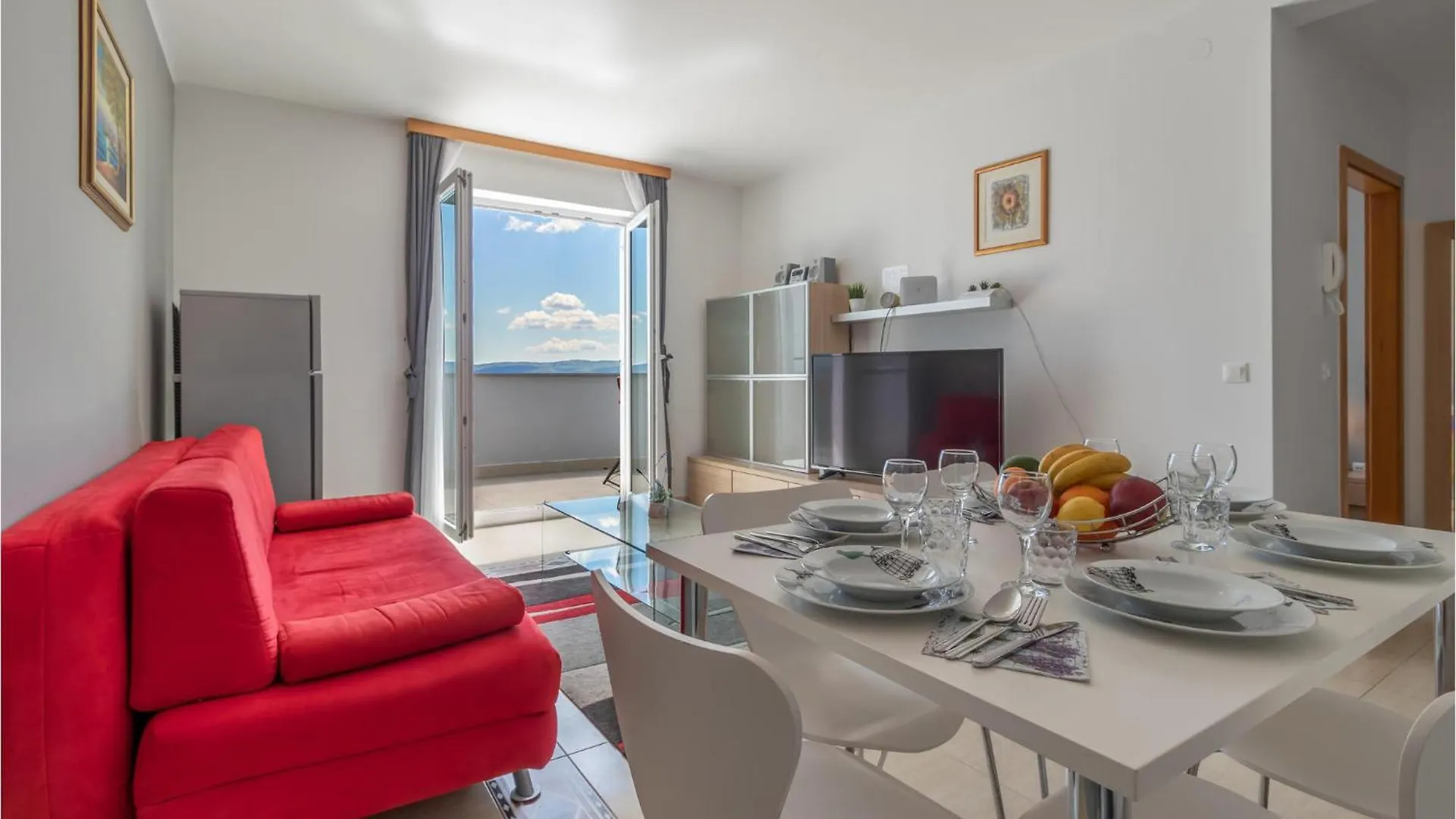 Lovely Apartment In Selce With House Sea View